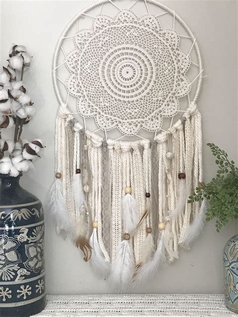 large dream catcher wall decor.